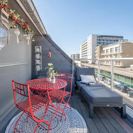 Apartment Bright Seaview With Terrace In Ostend