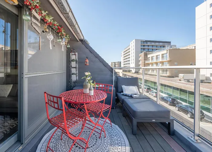 Apartment Bright Seaview With Terrace In Ostende